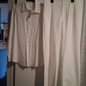 Coofandy Dress The Journey Mens 2pc Pant Set NWTS